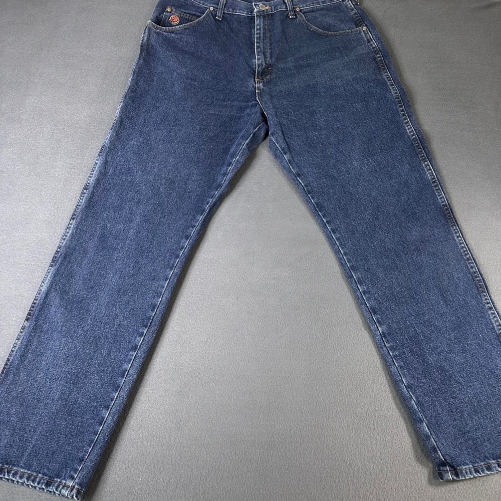 Wrangler Twenty X No. 22 Mens Dark Wash Straight Leg Western Jeans 38x32